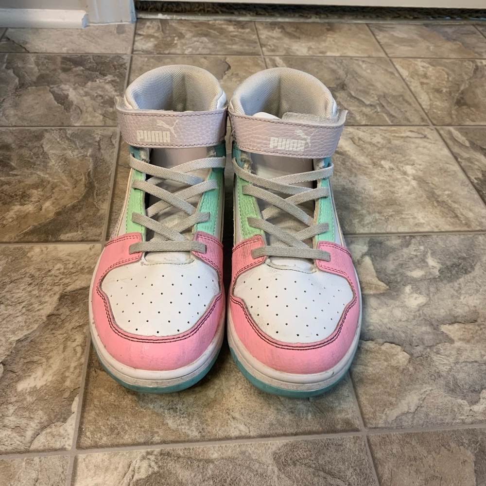 Puma Kids' Sneakers in Pink and Mint